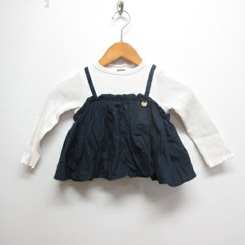 【中古】プティマイン petit main レイヤード風 長袖 カットソー 100 白×ネイビー 子供服 キッズ 【ベクトル 古着】 260825表記サイズ100実寸サイズ肩幅：21cm　身幅：28cm　着丈：32cm　袖丈：31.5cm　　素材【本体】 綿97％、ポリウレタン3％ 【別布】 綿100％色白、ホワイト×ネイビー ※色に関しては、この商品の出品者の主観で判断しておりますのでカタログや正規のカラーとは言いまわしが異なる場合があります。状態カットソーに若干の毛羽立ちがありますが、その他に目立ったダメージはなくまだまだご使用いただける商品です。 ※あくまでも中古品ですので掲載写真や記載内容をご確認いただき、ご理解の上ご購入ください。商品のお問い合わせの回答を休止しております。＊各商品ページの商品詳細等をご確認の上ご購入ください。【中古】プティマイン petit main レイヤード風 長袖 カットソー 100 白×ネイビー 子供服 キッズ 【ベクトル 古着】 260825状態ランク　”AB”詳細については、下記および「状態ランクについて」ページをご覧ください。未使用・新品の商品ほぼ新品同様の商品使用感が少なく、かなり状態の良い商品使用感はあるが、傷や汚れの少ない商品使用感の他、傷や汚れが見られる商品かなり大きな傷みがある難あり商品※S〜CランクはUSED品となりますので、使用感をご理解の上でご入札下さい。状態ランクについてinformation表記サイズ100実寸サイズ肩幅：21cm　身幅：28cm　着丈：32cm　袖丈：31.5cm　　素材【本体】 綿97％、ポリウレタン3％ 【別布】 綿100％色白、ホワイト×ネイビー ※色に関しては、この商品の出品者の主観で判断しておりますのでカタログや正規のカラーとは言いまわしが異なる場合があります。状態カットソーに若干の毛羽立ちがありますが、その他に目立ったダメージはなくまだまだご使用いただける商品です。 ※あくまでも中古品ですので掲載写真や記載内容をご確認いただき、ご理解の上ご購入ください。商品のお問い合わせの回答を休止しております。＊各商品ページの商品詳細等をご確認の上ご購入ください。本商品は一点物です他サイトや店舗にて販売している商品です。多少のお時間差にて欠品になることもございます。予めご了承頂ますようお願い致します。ベクトル・サイズガイドはこちらこの商品と同じブランドの商品を見る