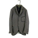 【中古】ブラウンズビーチジャケット Brown's Beach Jacket 7424 LAPEL JACKET ラペルジャケット 紺 黒 38 メンズ 【ベクトル 古着】 231119