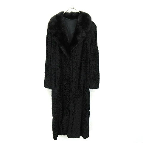 【中古】Blum's Vogue ロング ファー コート 黒 ブラック レディース 【ベクトル 古着】 241121 【中古】Blum's Vogue ロング ファー コート 黒 ブラック レディース 【ベクトル 古着】 241121