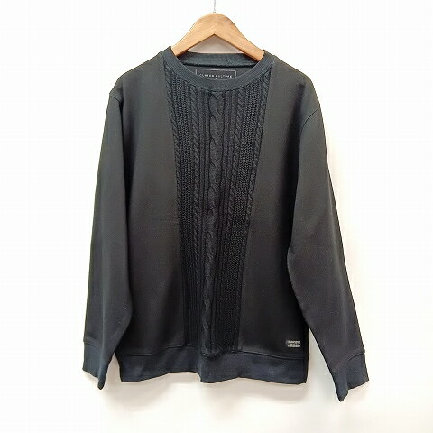 【中古】カスタムカルチャー CUSTOM CULTURE 切替え ニット L/S カットソー 4 黒 メンズ 【ベクトル 古着】 250123 【中古】カスタムカルチャー CUSTOM CULTURE 切替え ニット L/S カットソー 4 黒 メンズ 【ベクトル 古着】 250123