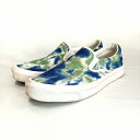 【中古】バンズ VANS Classic Slip-On 98 Dx 28.5cm 靴 スリッポン 青 緑系 メンズ 【ベクトル 古着】 250329(4)