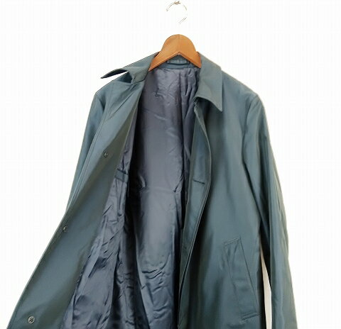 【中古】ラルディーニ LARDINI ステンカラー 中綿 コート 48 紺 ネイビー メンズ 【ベクトル 古着】 250615