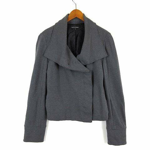 【中古】ボナジョルナータ BUONA GIORNATA ジャケット ビッグカラー 比翼ボタン ストレッチ 長袖 M グレー レディース 【ベクトル 古着】 250107 【中古】ボナジョルナータ BUONA GIORNATA ジャケット ビッグカラー 比翼ボタン ストレッチ 長袖 M グレー レディース 【ベクトル 古着】 250107