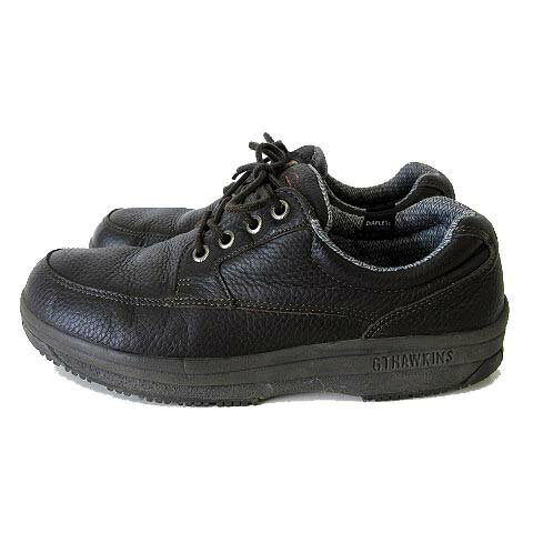 【中古】ホーキンス Hawkins トラベラー TRAVELLER ウォーキングシューズ ビジネスシューズ 革靴 幅広 ワイズ 25.0cm EEE ダークブラ...