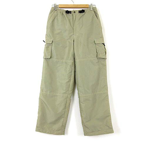 【中古】オンヨネ ONYONE SPORTUM パンツ ナイロン 裏フリース 撥水 150 カーキベージュ 男の子 ジュニ..