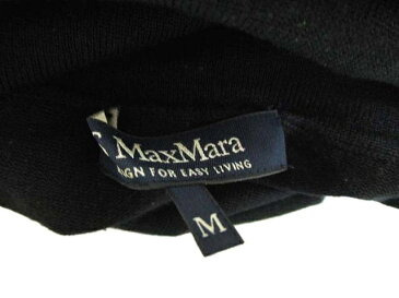 Sマックスマーラ 'S Max Mara カットソー 半袖 ニット タートル シルク 国内正規 トップス M 黒 ブラック B85653 レディース 【中古】【ベクトル 古着】 180205 ブランド古着ベクトルプレミアム店