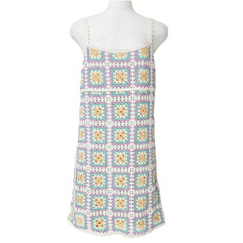 【中古】未使用品 ザラ ZARA 美品 クロシェ ドレス キャミソール チュニック ワンピース ニットレース S 165/84A マルチカラー X レディース 【ベクトル 古着】 240626 【中古】未使用品 ザラ ZARA 美品 クロシェ ドレス キャミソール チュニック ワンピース ニットレース S 165/84A マルチカラー X レディース 【ベクトル 古着】 240626