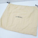 【中古】ロエベ LOEWE バッグ収納袋 保存袋 ロゴ ベージュ レディース 【ベクトル 古着】 240306