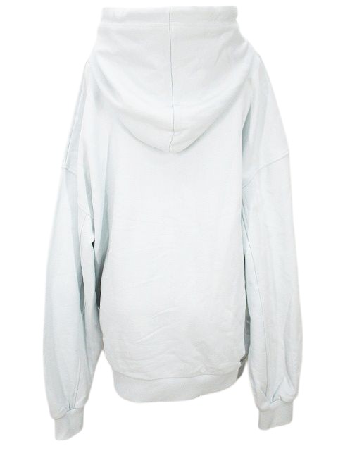 【中古】ディニテコリエ Dignite collier 長袖 パーカー F 青系 ライトブルー プリント リブ レディース 【ベクトル 古着】 250106