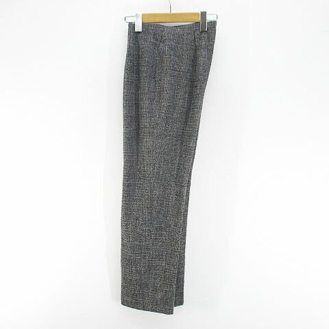 【中古】ロッサ Rossa ロング丈 テーパードパンツ ツイード ジップフライ 44 灰系 グレー ストレッチ 毛 ウール 裏地 レディース 【ベクトル 古着】 250228 【中古】ロッサ Rossa ロング丈 テーパードパンツ ツイード ジップフライ 44 灰系 グレー ストレッチ 毛 ウール 裏地 レディース 【ベクトル 古着】 250228