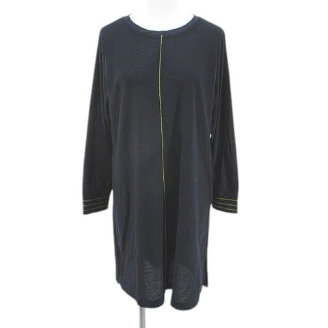 【中古】スタイルラヴィ Style Ravie 長袖 カットソー チュニック 9 紺系 ネイビー ライン スリット 毛 ウール レディース 【ベクトル 古着】 250310 【中古】スタイルラヴィ Style Ravie 長袖 カットソー チュニック 9 紺系 ネイビー ライン スリット 毛 ウール レディース 【ベクトル 古着】 250310