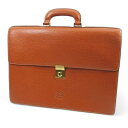 【中古】ロエベ LOEWE アナグラム ビジネスバッグ ブリーフケース ブラウン 茶系 レザー メンズ レディース 【ベクトル 古着】 250329(4)