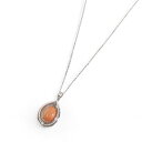 【中古】SILVER ネックレス ペンダント サンゴ調 コーラル シルバー系 総重量3.2g ヒキワ アクセサリー レディース 【ベクトル 古着】 250530
