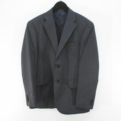 【中古】ドーメル DORMEUIL HIGEER GINZA YAMAGATAYA 銀座山形屋 セットアップ 上下 スーツ 灰系 グレー テーラード 背抜き ボタン 日本製 メンズ 【ベクトル 古着】 250612