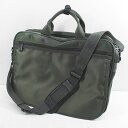 【中古】ユニクロ UNIQLO ビジネスバッグ ブリーフケース ハンド ショルダー 2WAY カーキ レディース 【ベクトル 古着】 250620