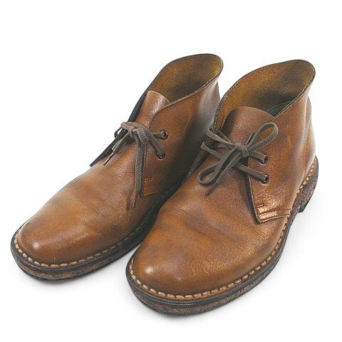 【中古】リーガル REGAL チャッカブーツ クレープソール ブラウン 茶系 36 レザー レディース 【ベクト..