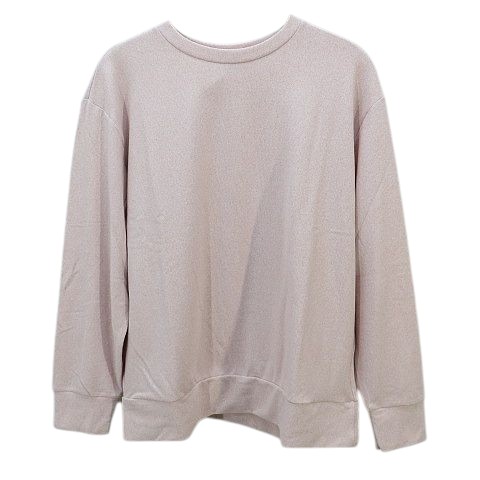 【中古】未使用品 ユニクロ UNIQLO 長袖 ニット L ピンク系 ソフトニット フリース クルーネック タグ付き レディース 【ベクトル 古着】 251109のサムネイル