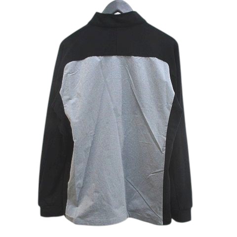 【中古】キャロウェイ CALLAWAY トラヴィスマシュー TRAVISMATHEW ゴルフウェア ジャケット L 灰系 グレー ダブルジップ 切替 ロゴ 刺繍 ストレッチ メンズ 【ベクトル 古着】 260129