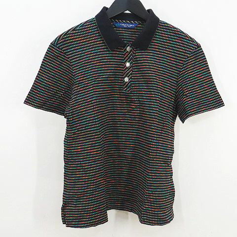 Polo Shirt - 【中古】キャラオクルス CARA O CRUZ 半袖 ポロシャツ 9 紺系 ネイビー サイドスリット レディース 【ベクトル 古着】 260309