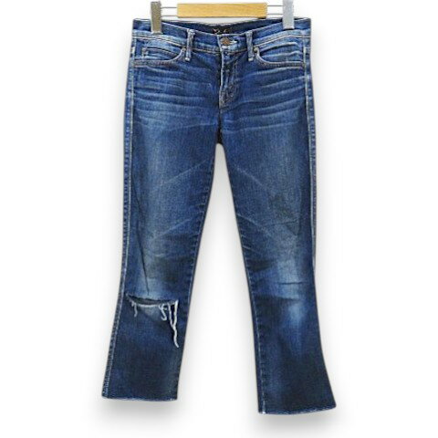 [Used] Mother denim jeans, size 25, blue, tapered, cut-off, stretch, women's. [Vector Used Clothing] 260622
