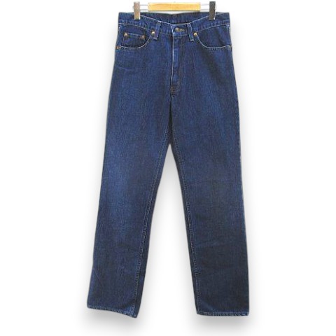 [Used] Levi's 508 Denim Jeans, Long Length, Straight Leg, W31L32, Blue, Zip Fly, Distressed, Made in Japan, Men's [Vector Used Clothing] 260625
