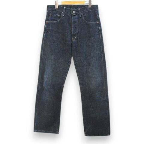 [Used] Levi's 503B XX Denim Jeans, Long Length, W32L36, Blue, Red Selvedge, Button Fly, Distressed, Label, Made in Japan, Boys' Size [Vector Used Clothing] 260625