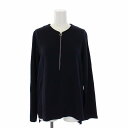 【中古】ステラマッカートニー STELLA McCARTNEY アルレーザ トップ ブラウス カットソー 長袖 プルオーバー 34 S 紺 ネイビー 341360 /KH レディース 【ベクトル 古着】 230526