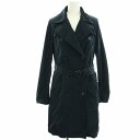 【中古】セオリー theory Bond Twill Classic Trench U トレンチコート スプリングコート ライナー付き 中綿 ナイロン ロング P S 紺 ネイビー 01-2109600 /HN15 ■GY09 レディース 【ベクトル 古着】 230722