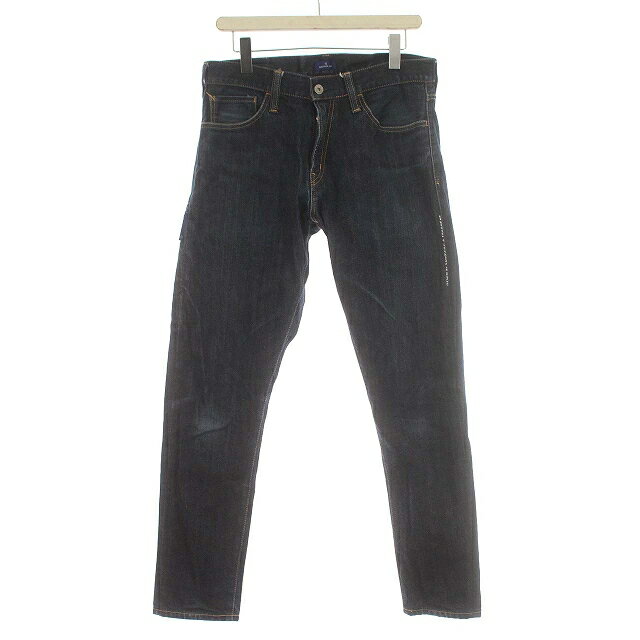 【中古】デニムバイヴァンキッシュ フラグメント DENIM BY VANQUISH FRAGMENT デニムパンツ VFP4050 Rigid Tapered Denim Pants 赤耳 テーパード 30 インディゴ /☆G メンズ 【ベクトル 古着】 230812