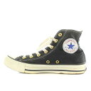 【中古】コンバース CONVERSE LOVE BY e.m. スニーカー ハイカット キャンバス リボン US5.5 24.5cm 黒 ブラック /YI17 ●D レディース 【ベクトル 古着】 230828