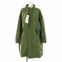 未使用品 ボートメイクニュークローズ VOTE MAKE NEW CLOTHES 19AW ボートミリタリーコート VOTE MILITARY COAT モッズコート アウター ベイクルーズ取扱 タグ付き L カーキ /YT レディース  230929