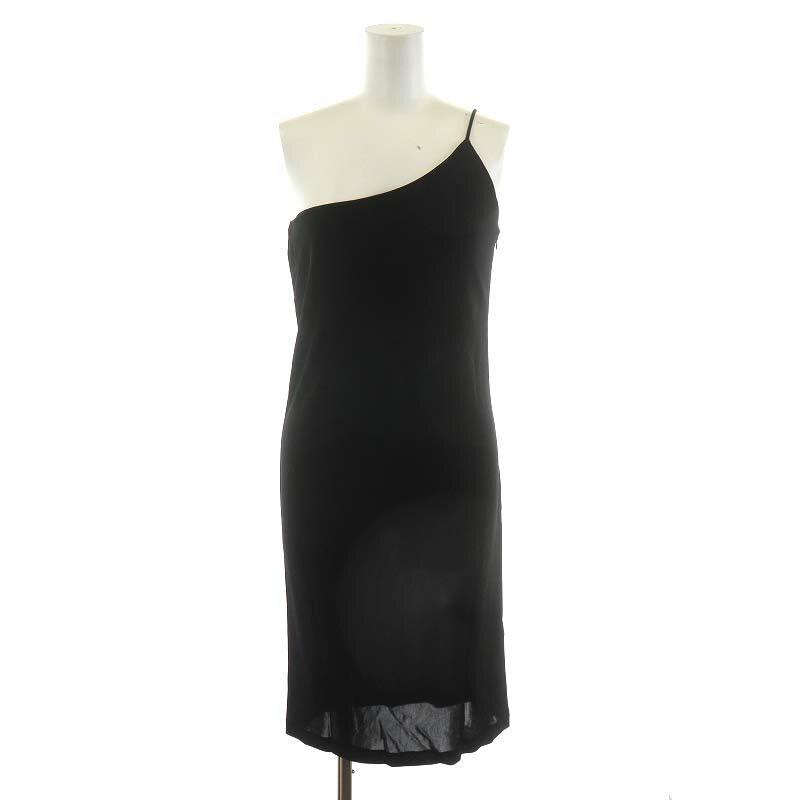 【中古】未使用品 ディースクエアード DSQUARED2 1-Shld Bodycon Dress ワンピース ミモレ ロング ノースリーブ S 黒 ブラック /AN27 ■GY29 レディース 【ベクトル 古着】 240118