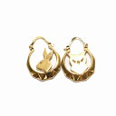 【中古】メゾンマルジェラ 11 Maison Margiela 11 アニマルトーテムピアス 両耳用 フクロウ ウサギ ゴールド色 /YI17 ■GY33 レディース 【ベクトル 古着】 240312
