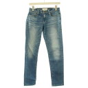 【中古】ガリャルダガランテ GALLARDAGALANTE FRAME DENIM デニムパンツ ジーンズ ジップフライ W24 XS 青 ブルー /KQ レディース 【ベクトル 古着】 240325