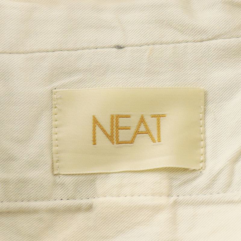 【中古】NEAT ニート 2タック チノパンツ チノパン ボタンフライ 46 M 紫 パープル /AN5 メンズ 【ベクトル 古着】 240318