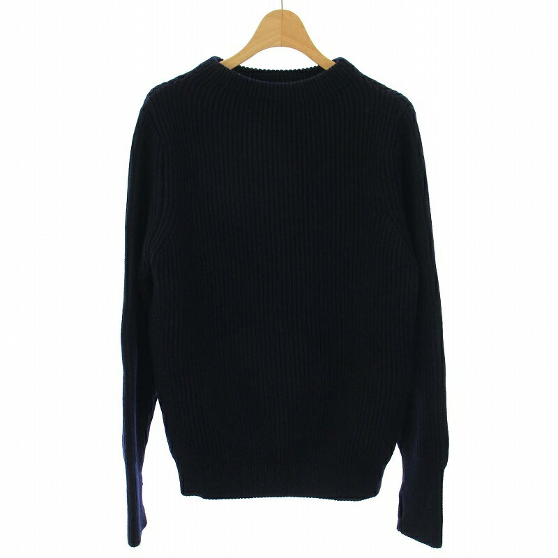 楽天ブランド古着ベクトルプレミアム店【中古】アンデルセンアンデルセン Andersen-Andersen 5G THE NAVY CREW NECK ニット セーター ハイネック リブ 長袖 XS 紺 ネイビー /TK レディース 【ベクトル 古着】 240318