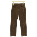 【中古】ヘルシー Healthy コーデュロイパンツ カットオフ W23 XS 茶 ブラウン /KQ レディース 【ベクトル 古着】 240409