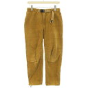 【中古】ワイルドシングス WILDTHINGS クライミングパンツ スラックス ベルト コーデュロイ S ベージュ /BB レディース 【ベクトル 古着】 24...