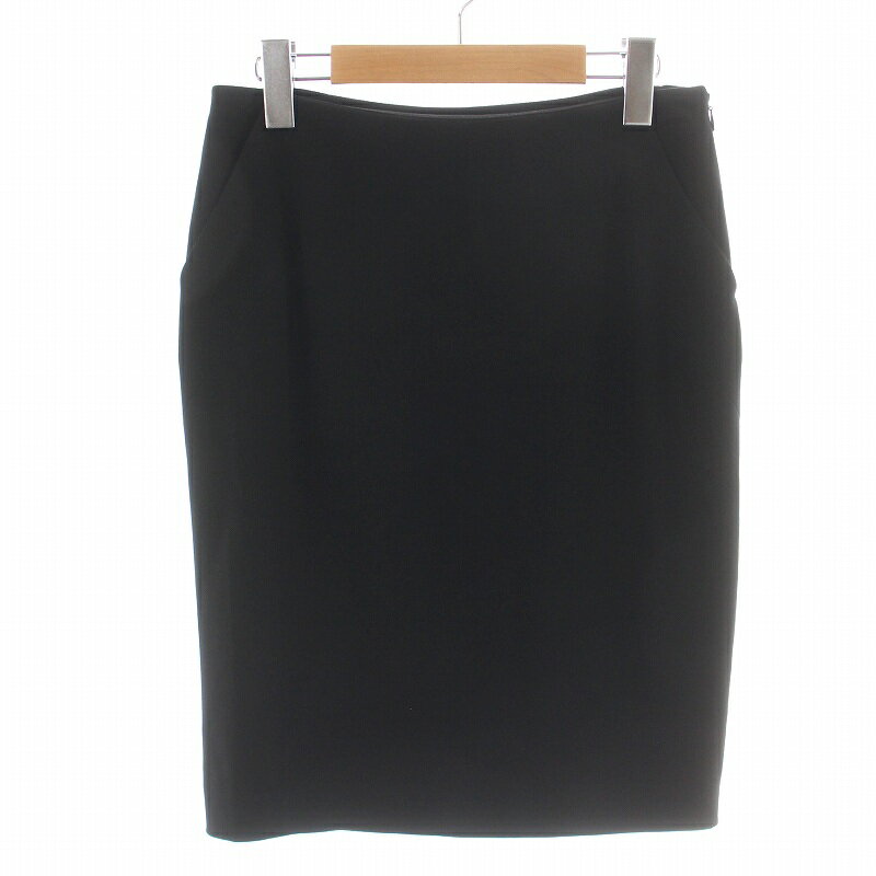 【中古】バレンシアガ BALENCIAGA タイトスカート ひざ丈 36 XS 黒 ブラック /NW40 レディース 【ベクトル 古着】 240916