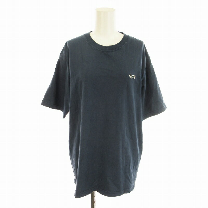 【中古】アーバンリサーチ ドアーズ URBAN RESEARCH DOORS 23AW PENNEYS×DOORS THE FOX SHORT-SLEEVE T-SHIRTS Tシャツ カットソー クルーネック 半袖 M 紺 ネイビー DR35-11H527 /RK レディース 【ベクトル 古着】 240921