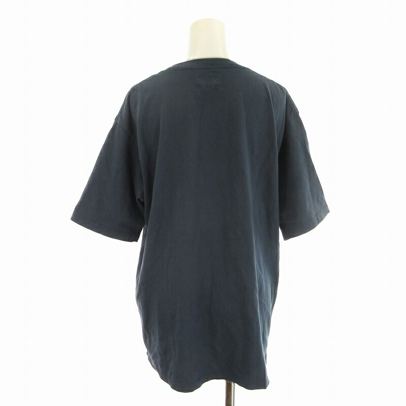 【中古】アーバンリサーチ ドアーズ URBAN RESEARCH DOORS 23AW PENNEYS×DOORS THE FOX SHORT-SLEEVE T-SHIRTS Tシャツ カットソー クルーネック 半袖 M 紺 ネイビー DR35-11H527 /RK レディース 【ベクトル 古着】 240921