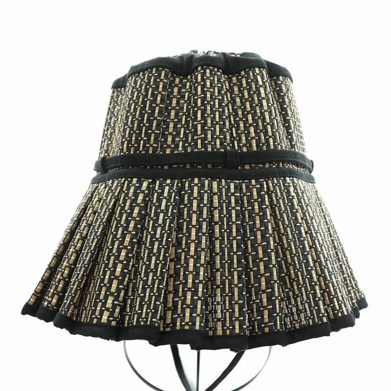 【中古】ローナマーレイ LORNA MURRAY カプリハット Capri Hat 帽子 プリーツ リボン あご紐付き 黒 ブラック ベージュ /NW3 レディース 【ベクトル 古着】 241003