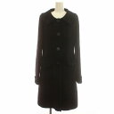 【中古】ロイスクレヨン Lois CRAYON ロングコート 丸襟 コート 黒 ブラック /☆G レディース 【ベクトル 古着】 241013(4)