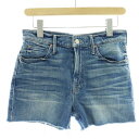 【中古】マザー mother SUPERIOR THE DUTCHE SHORT FRAY ダッチーカットオフデニムショーツ セイクリッド ショートパンツ カッ...
