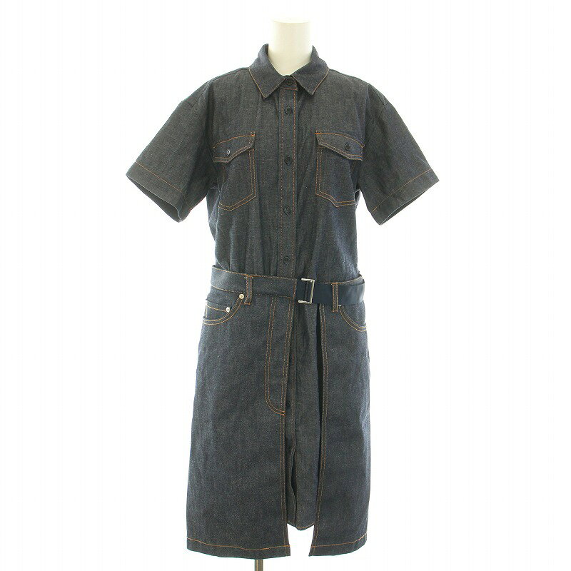楽天市場】sacai 中古（素材（生地・毛糸）デニム）（ワンピース  