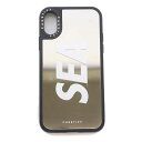 【中古】ウィンダンシー WIND AND SEA ケースティファイ CASETiFY iPhoneケース iPhoneXS スマホケース ミラーシルバー 黒 /...