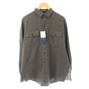 【中古】ザラマン ZARA MAN タグ付き カジュアルシャツ コットン 長袖 S グレー /KL メンズ 【ベクトル 古着】 241113