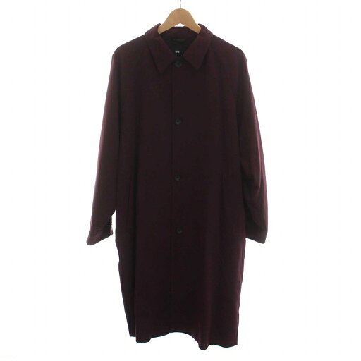 【中古】ハレ HARE ドルマンBIGステンカラーコート ロング アウター S ボルドー /YM メンズ 【ベクトル 古着】 241121 【中古】ハレ HARE ドルマンBIGステンカラーコート ロング アウター S ボルドー /YM メンズ 【ベクトル 古着】 241121