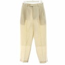 【中古】オーラリー AURALEE 23SS LIGHT WOOL MAX GABARDINE SLACKS テーパードパンツ ウール 0 S ベージュ A23SP06MG /AN29 レディース 【ベクトル 古着】 241121(4)