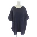 【中古】スカルゴーン SKARGORN 22SS クルーネック Tシャツ カットソー 半袖 F 紺 ネイビー 22070510004010 /XK レディース 【ベクトル 古着】 241128(4)